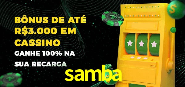 samba melhor bônus de depósito